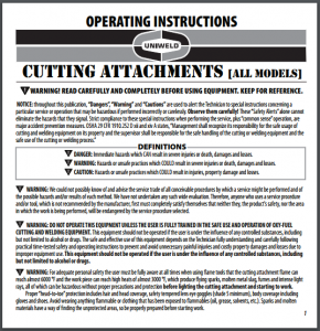 Cutting Attachment